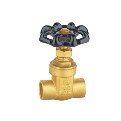 weld  brass gate valve for water